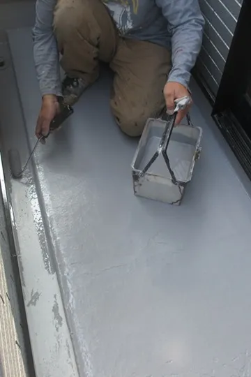 FRP防水の施工後