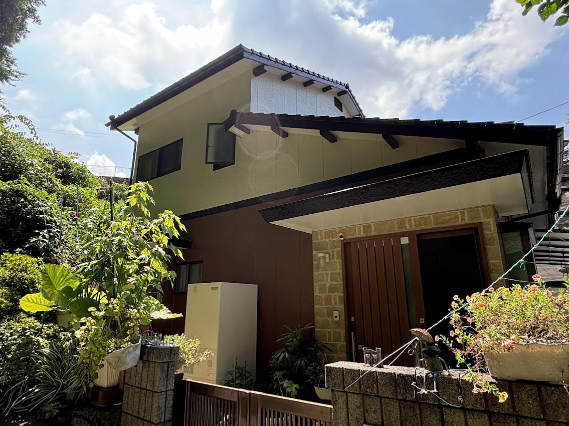 佐世保市鹿子前町　屋根外壁塗装　H様